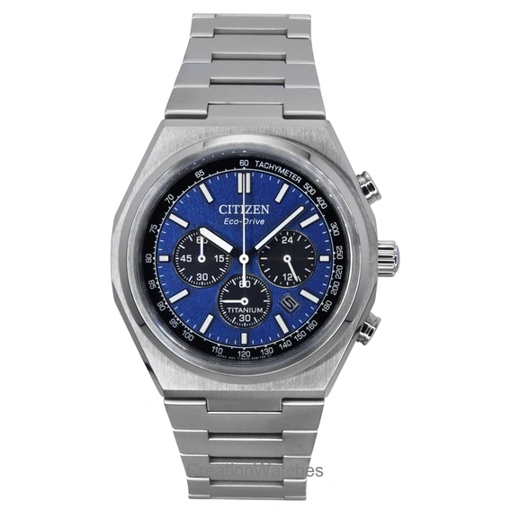 シチズン エコドライブ チタン、クロノグラフ、ナイトホークウォッチ
