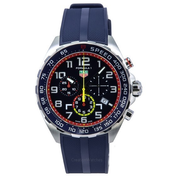 Ετικέτα Heuer Formula 1 X Red Bull Racing Special Edition Blue Dial Quartz CAZ101AL.FT8052 200M Ανδρικό ρολόι