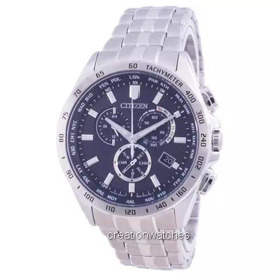 Citizen Collection Radio-ohjattava Eco-Drive CB5870-91L 100M miesten kello  fi