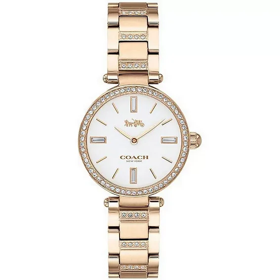Coach Park Carnation Crystal Accents Quartz 14503099 Women's Watch