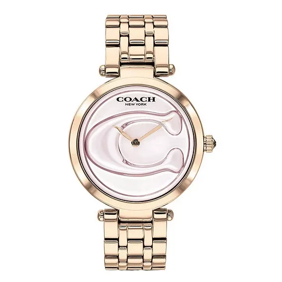 Coach Park Signature C Carnation Rose Dial Quartz 14503234 Women's Watch