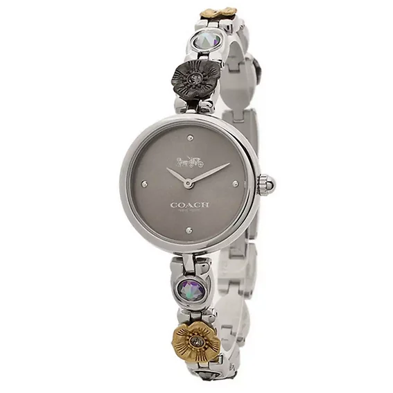 Coach Park Grey Dial Stainless Steel Quartz 14503444 Women's Watch