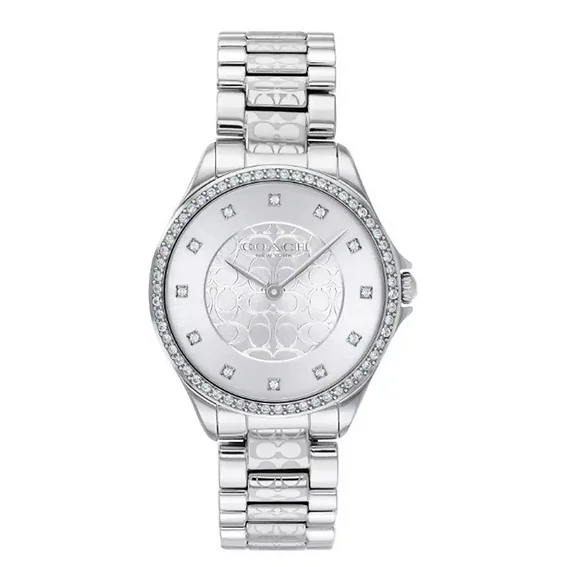 Coach Astor Crystal Accents Stainless Steel Quartz 14503503 Women's Watch