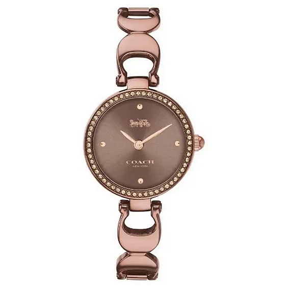 Coach Park Crystal Accents Stainless Steel Quartz 14503563 Women's Watch