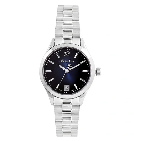 Mathey-Tissot Urban Stainless Steel Blue Dial Quartz D411MABU Women's Watch