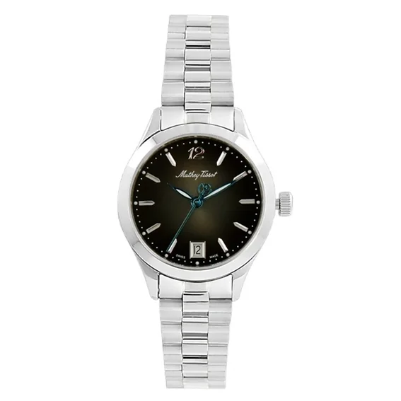 Mathey-Tissot Urban Stainless Steel Black Dial Quartz D411MAN Women's Watch