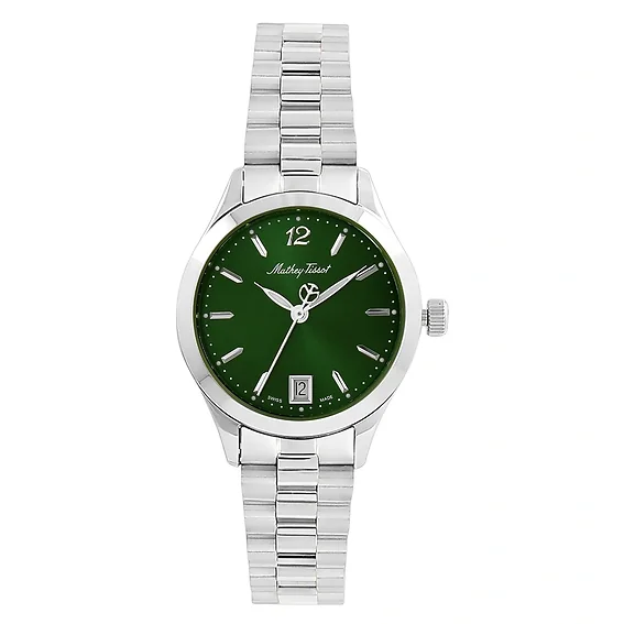 Mathey-Tissot Urban Stainless Steel Green Dial Quartz D411MAV Women's Watch