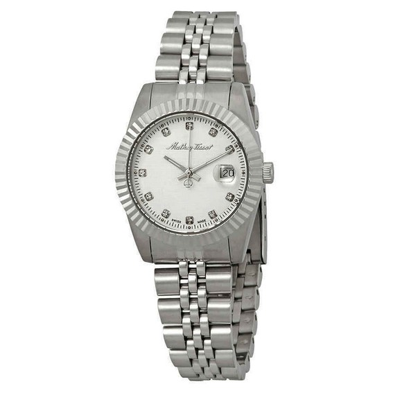 Mathey-Tissot Mathy III Stainless Steel Silver Dial Quartz D810AI Women's Watch