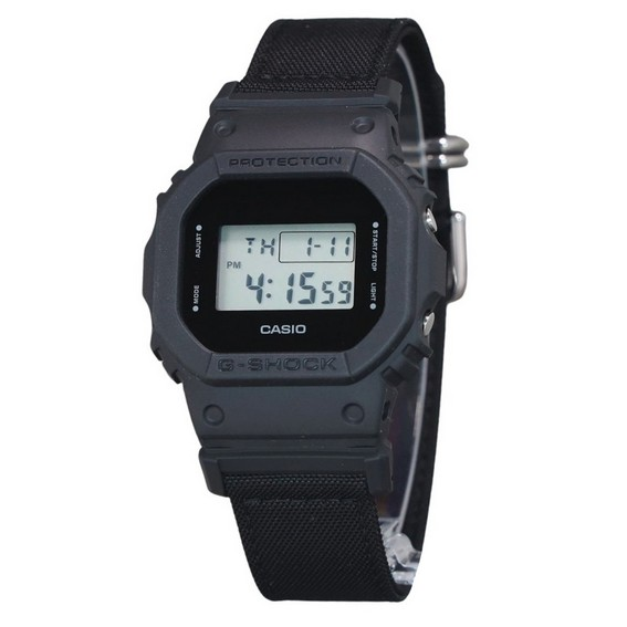 Relógio masculino Casio G-Shock Digital Eco Cloth Strap Quartz DW-5600BCE-1 200M
