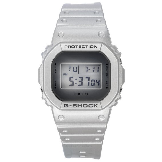 Casio G-Shock Digital Forgotten Future Series grijze wijzerplaat quartz DW-5600FF-8 200M herenhorloge