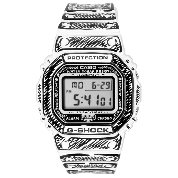 Casio G-Shock Digital Resin Strap Quartz DW-5600JV-7 200M Men's Watch
