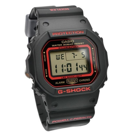 Casio G-Shock Digital Kelvin Hoefler X Powell Peralta Collaboration Quartz DW-5600KH-1 200M Men's Watch