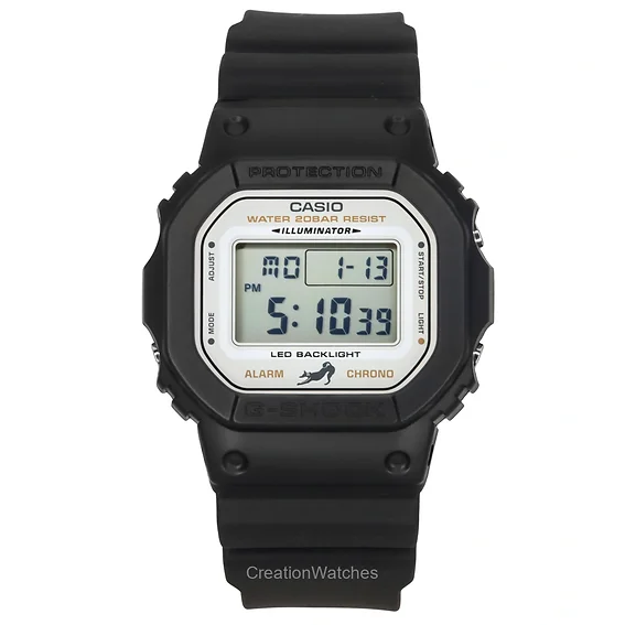 Casio G-Shock Digital The Shiba Inu Bio-Based Resin Strap Quartz DW-5600SHB-1 200M Men's Watch