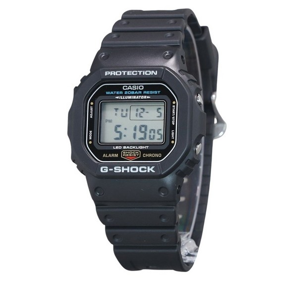 Casio G-Shock สายเรซินดิจิตอลควอตซ์ DW-5600UE-1 200M นาฬิกาผู้ชาย