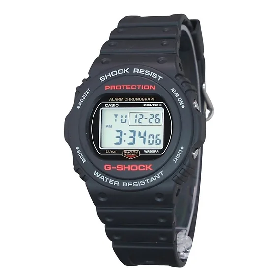 Casio G-Shock Digital Resin Strap Quartz DW-5750UE-1 200M Men's Watch