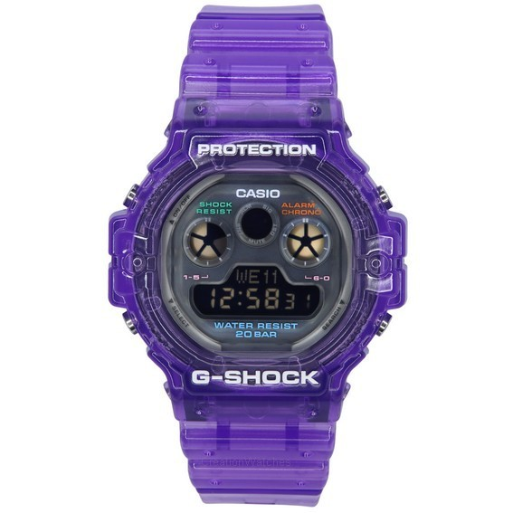 Relógio masculino Casio G-Shock Digital Joy Topia Series Quartzo roxo DW-5900JT-6 200M