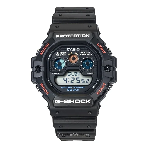 Casio G-Shock Digital Resin Strap Quartz DW-5900U-1 200M Men's Watch