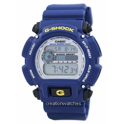 Casio G-Shock Illuminator DW-9052-2VDR DW9052-2VDR 200M Cyfrowy męski zegarek