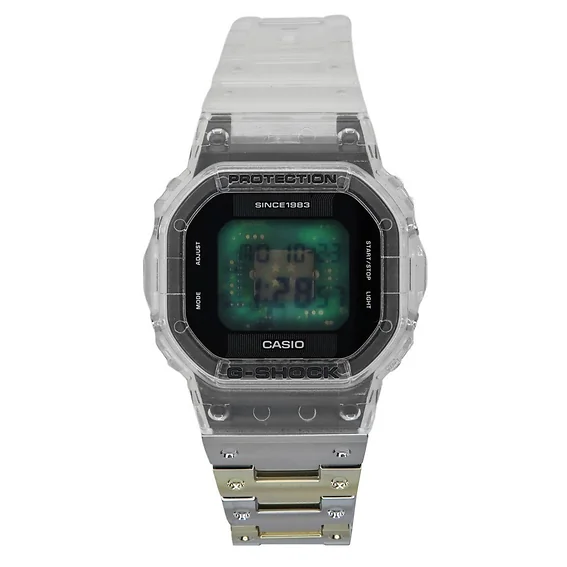 Casio G-Shock 40th Anniversary Limited Edition Digital Clear Remix Transparent Quartz DWE-5640RX-7 200M Men's Watch