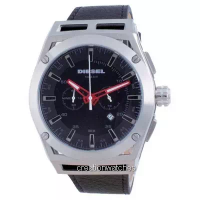 Reloj para hombre Diesel Timeframe Chronograph Leather Quartz DZ4543 100M