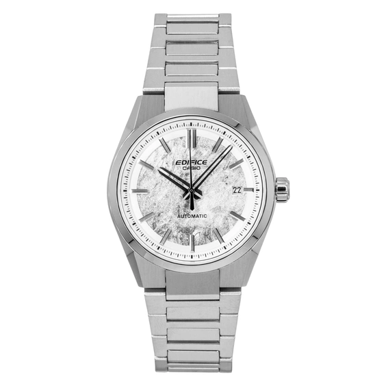 Casio Edifice Analog Stainless Steel Silver Dial Automatic EFK-110D-7A 100M Men's Watch