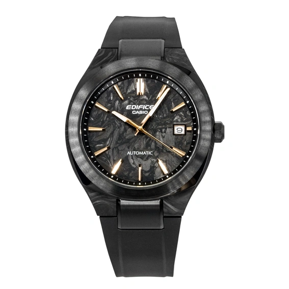 Casio Edifice Analog Resin Strap Black Dial Automatic EFK-200XPB-1A 100M Men's Watch