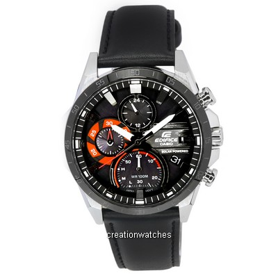 Casio Edifice Chronograph Black Dial Solar Powered EQS-940BL-1A EQS940BL-1 100M Men's Watch
