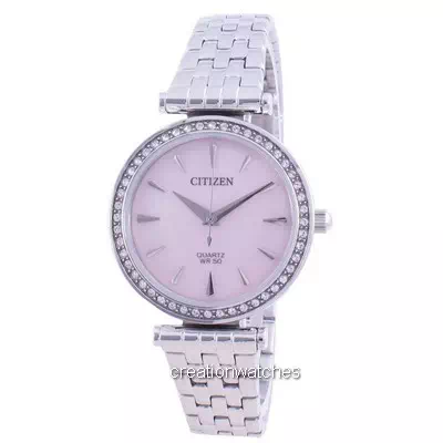 Relógio feminino Citizen Elegance com destaques em quartzo ER0210-55Y