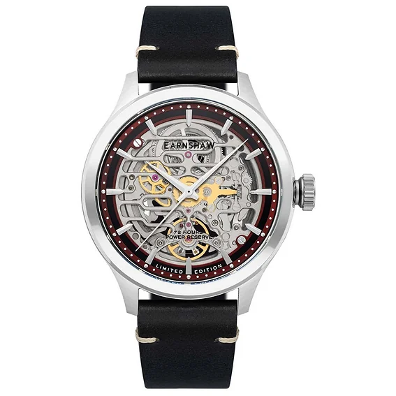 Thomas Earnshaw Baron Limited Edition Skeleton Dial Automatic ES-8229-03 Men's Watch