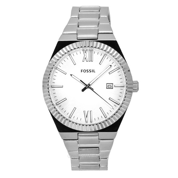 Fossil Scarlette Stainless Steel Silver Dial Quartz ES5300 Women's Watch