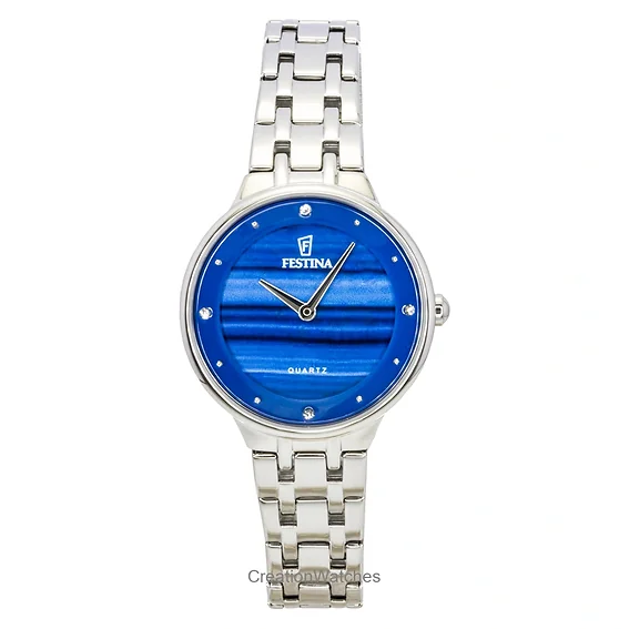 Festina Mademoiselle Stainless Steel Blue Dial Quartz F20600-A Women's Watch