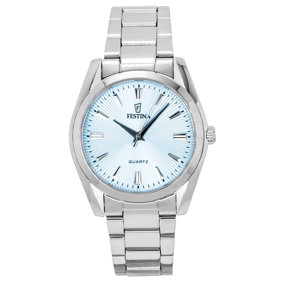 Festina Boyfriend Stainless Steel Turquoise Dial Quartz F20622-P Women's Watch