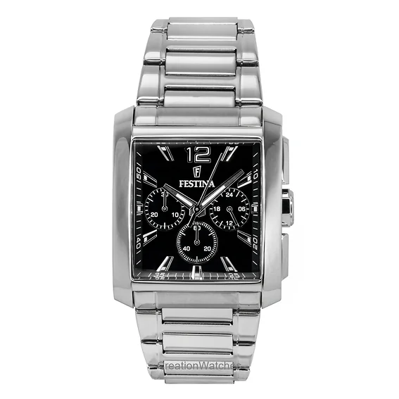 Festina Chronograph Stainless Steel Black Dial Quartz F20635-4 Men's Watch