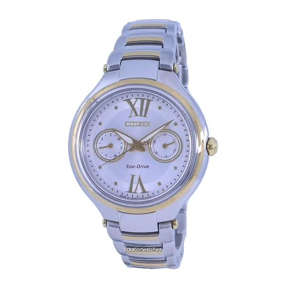 Citizen Silver Dial Stainless Steel Eco-Drive FD4005-57A Women's Watch