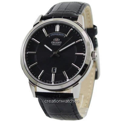 Zegarek męski Orient Classic z automatyczną czarną tarczą FEV0U003B