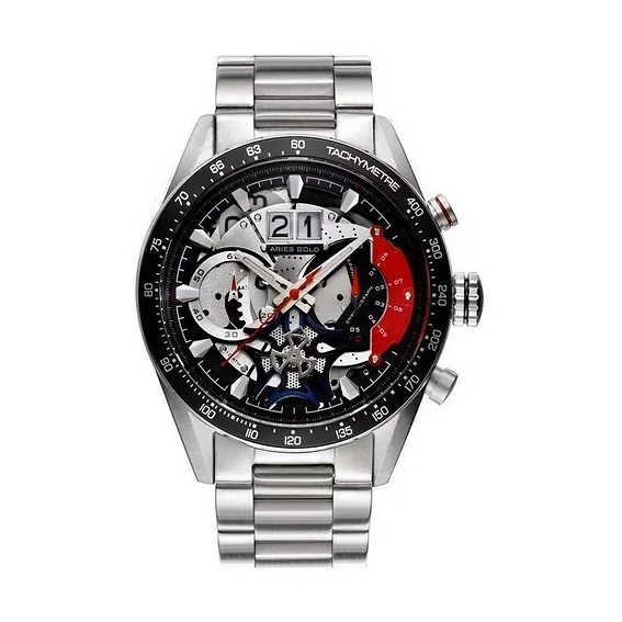 Aries Gold Inspire Jolter Quartz G 7008 S-BK Men's Watch