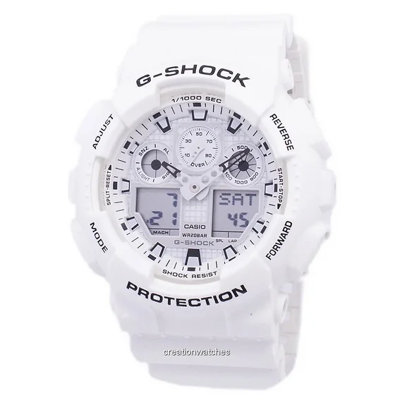 Casio G-Shock Shock Resistant Analog Digital GA-100MW-7A GA100MW-7A Men's Watch