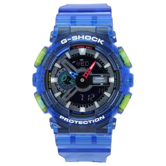 Relógio masculino Casio G-Shock Analógico Digital Joy Topia Series Translúcido Quartzo GA-110JT-2A 200M