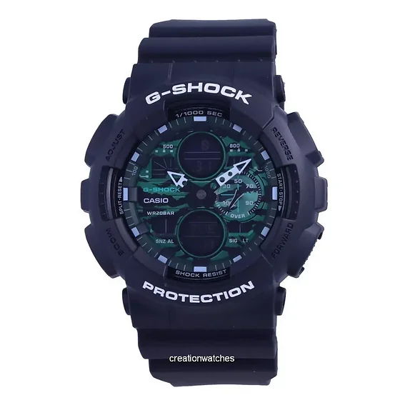 Casio G-Shock Midnight Green Special Colour Analog Digital GA-140MG-1A GA140MG-1 200M Men's Watch