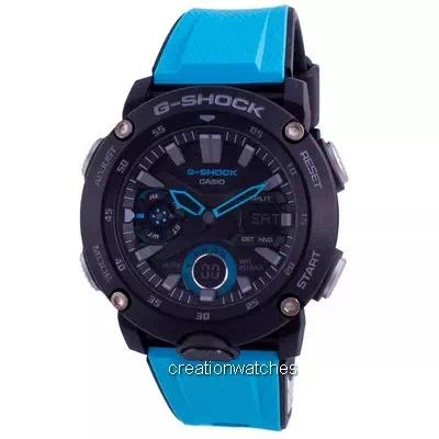 Casio G-Shock Standard Analog Digital Carbon Core Diver's GA-2000-1A2 GA2000-1A2 200M Men's Watch