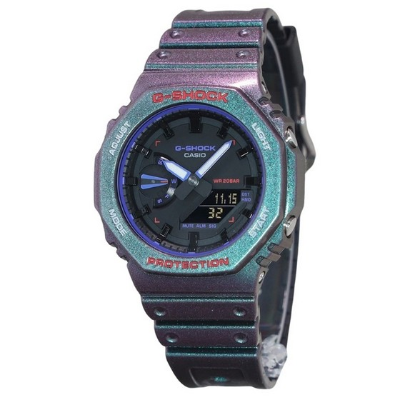 卡西歐 G-Shock Aim 高遊戲系列類比數位石英 GA-2100AH-6A 200M 男士手錶