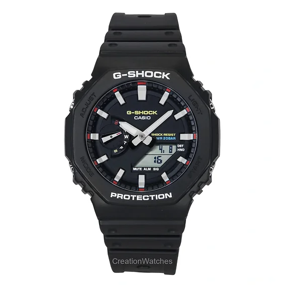 Casio G-Shock Analog Digital Bio-Based Resin Strap Black Dial Quartz GA-2100RL-1A 200M Men's Watch