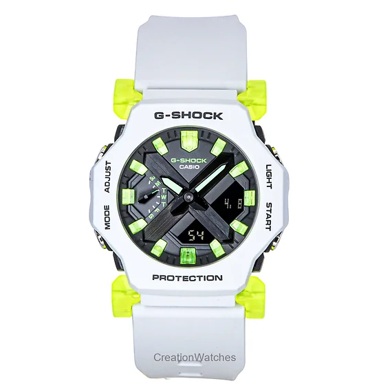Casio G-Shock Analog Digital Resin Strap Grey Dial Quartz GA-2300MW-8A 200M Men's Watch