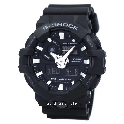 Reloj para hombre Casio G-Shock analógico digital GA-700-1B GA700-1B