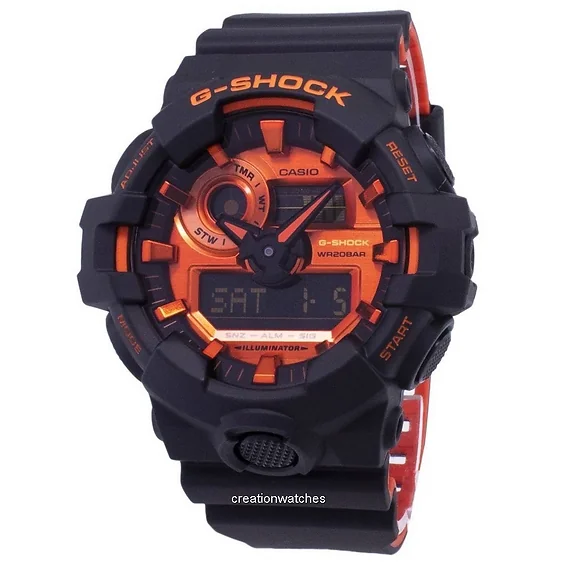 G-SHOCK GA-700BBR-1A - Cronografo - black/nero