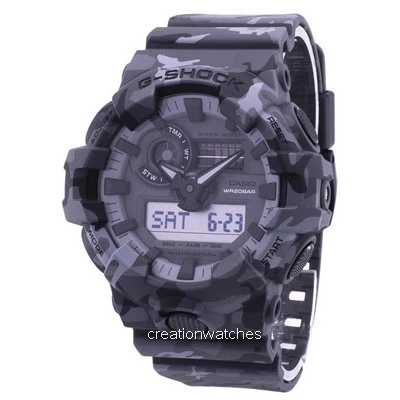 Casio Iluminador G-Shock resistente a choque analógico Digital GA-700CM-8A GA700CM-8A Men Watch
