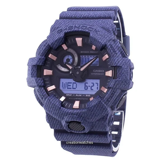 Casio G-Shock Illuminator Shock Resistant 200M GA-700DE-2A GA700DE-2A Men's Watch