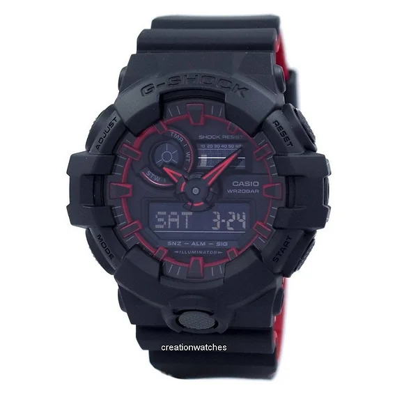 Casio G-Shock Illuminator Shock Resistant GA-700SE-1A4 GA700SE-1A4 Men's Watch