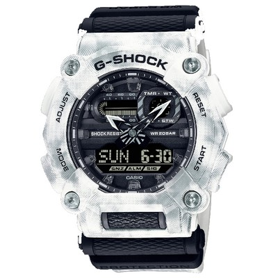 Relógio masculino Casio G-Shock Frozen Forest analógico digital GA-900GC-7A GA900GC-7 200M