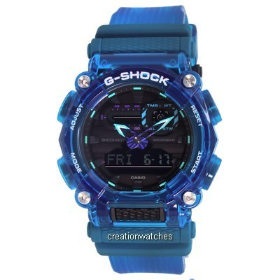 Casio G-Shock อนาล็อกดิจิตอลควอตซ์ Diver's GA-900SKL-2A GA900SKL-2 200M นาฬิกาผู้ชาย